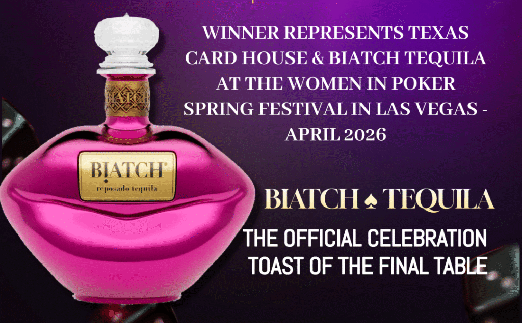 BIATCH Tequila - Proud Sponsors of LIPS Tour and the Official Celebration Toast of the Final Table